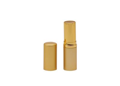 China tubos amistosos de aluminio del protector labial de Eco del oro 4.5g para la botella del espray del protector labial en venta