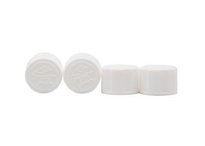 China 24mm PP Pressure Child Proof Bottle Caps Ribbed Surface Design for sale