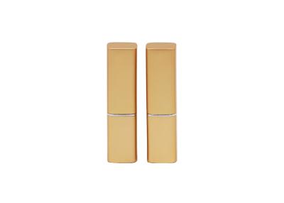 China Matte Gold Empty Lip Scrub Containers , Custom Lip Balm Tubes for sale