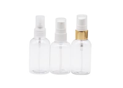 China Empaquetado fino cosmético plástico vacío de la botella del espray de la niebla de la botella 60ml del espray en venta