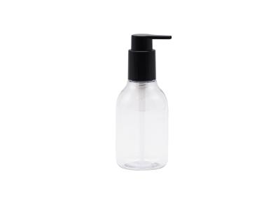 China Plastic Lotion Spray Bottle 150ml Empty Transparent Cosmetic Packaging Bottle for sale