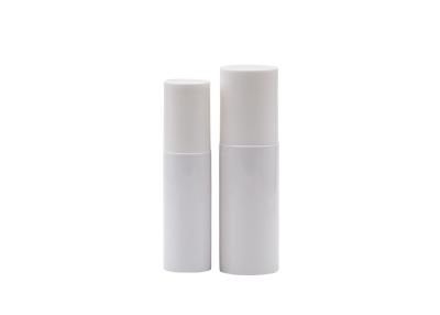 China 60ml 100ml Cylinder Fine Mist Spray Bottle White Plastic Spray Bottle Logo Custom for sale