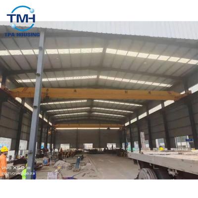 China H Beam Welding Fabrication Prefabricated Building Pre Fab Workshop for sale
