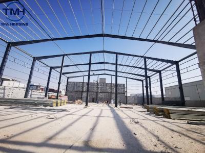 China Prefab Steel Garage Building Galvanized Metal Frame Structure Architecture For Workshop for sale