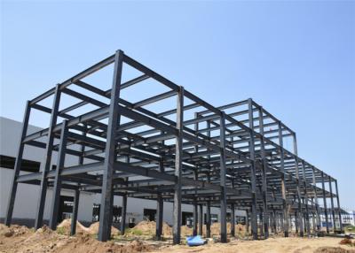 中国 Q235 Q345Bの金属板の壁の長い寿命が付いているプレハブの構造スチールの構造の建物 販売のため