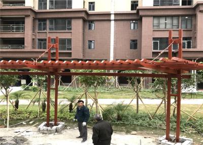 China Construção clara profissional da armação de aço para a aprovação do ISO do miradouro do caramanchão do jardim à venda