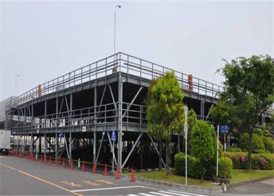 China Prefabricated Two Storey Parking Lot Structure , Light Steel Parking Garage Construction for sale