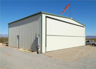 China Q235 Q345 Low Carbon Steel Structure Hangar With Hot Dipped Galvanized for sale