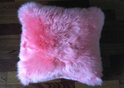 China Single Side Fur Outdoor Chair Cushions , Australia Sheepskin Floor Seating Cushions  for sale