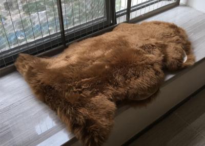 Китай Реальная овчина темный Браун Австралии покрасила толстый длинный половик ковра шерстей Австралии продается