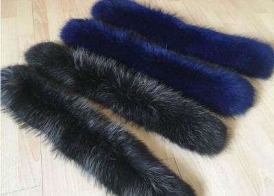 China Raccoon Fur Neck Collar Scarf For Coat Hood , Windproof Raccoon Fur Pelt  for sale