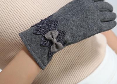 China Ladies customized women's fashion micro velvet fabric gloves for iphone screens for sale