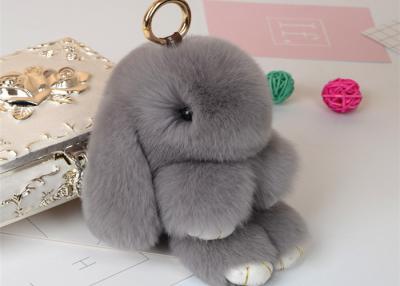 China Rabbit Fur Bunny Keychain for sale