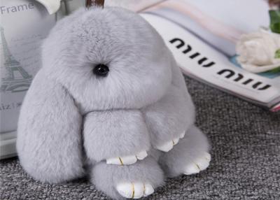 China 15cm Womens Bag Fluffy Rabbit Keychain With Soft Hand Feeling / Customized Color for sale