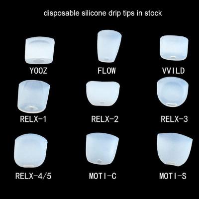 China Disposable 810 510 Silicone Rubber Supplies Drip Tip Durable For E Cigarette for sale