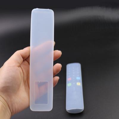 China Waterproof Dustproof Transparent Silicone TV Remote Control Cover for TCL RC801C Remote Control for sale
