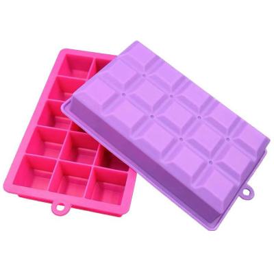 China Flexible Odorless Silicone Ice Tray , BPA Free Whiskey Ice Cube Mould for sale