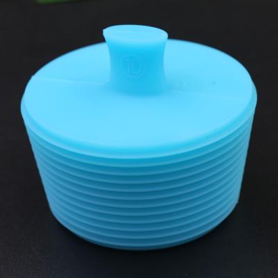 China Blue Sealed Silicone Bottle Stopper Reusable Multipurpose Durable for sale