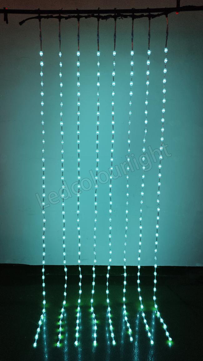 rgb led curtain lights