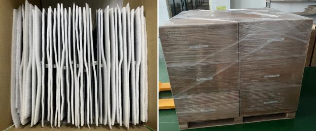 packing for led panel lights