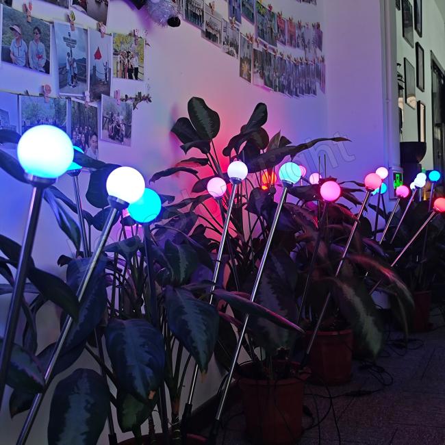 dmx bulb stake lights