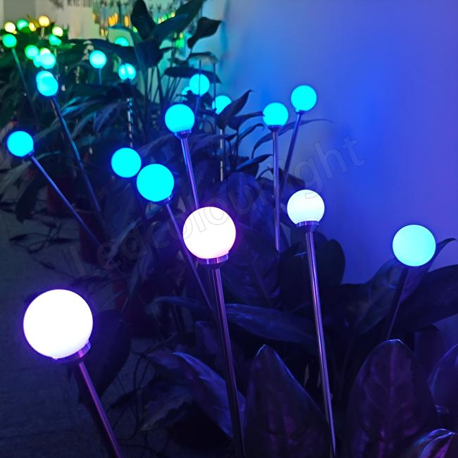 RGB globe lawn lamp