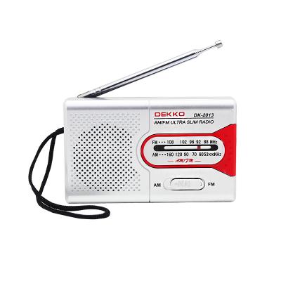 China Private model Portable AM FM Radio OEM LOGO Color 2 Band ABS With Speaker for sale