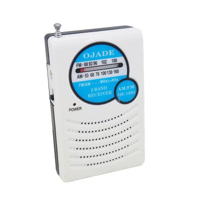China OEM LOGO Personal AM FM Radio Built In Speaker With Belt Buckle for sale