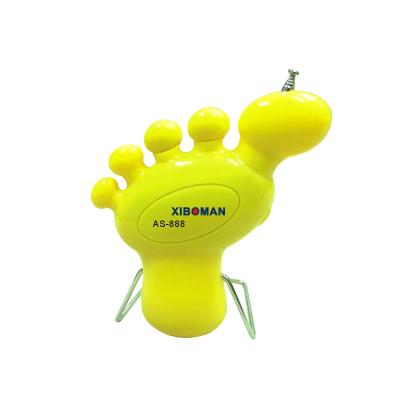 China Foot Design Portable Mini FM Radio Speaker Music 47mm With Retractable Antenna for sale