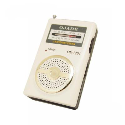 China Simple Battery Operated Pocket Radio DSP Chip Portable Pocket Fm Radio AM525 for sale