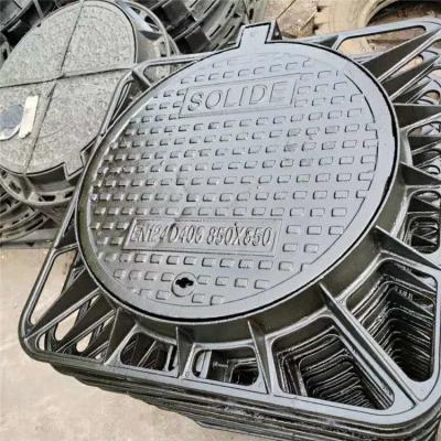 China Round Cast Iron Manhole Covers Outdoor High Strength for sale