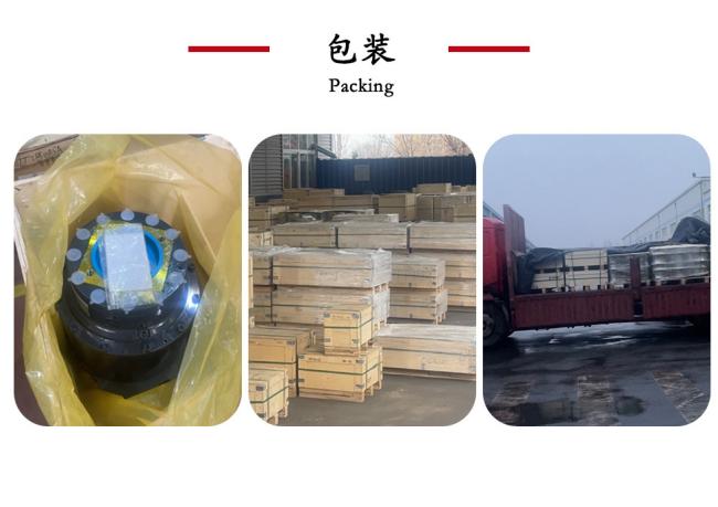 Heavy Duty Excavator Gearbox Motor Withpreservative Bevel Winch