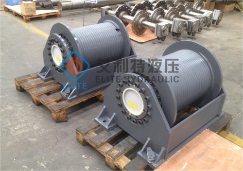 Heavy Duty Excavator Gearbox Motor Withpreservative Bevel Winch