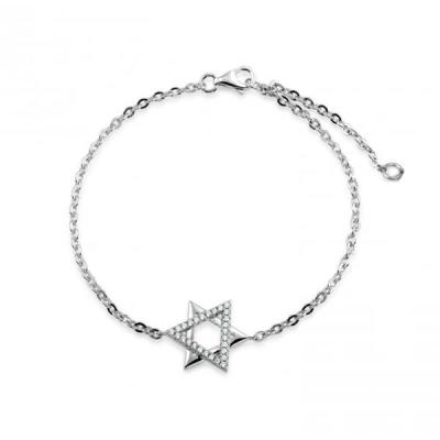 Chine Bracelet minuscule chanceux d'étoile avec de la fausse pierre, bracelets réglables de charme pour des femmes à vendre