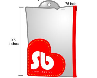 Chine sachets en plastique de serrure de fermeture éclair de glisseur de 9.5x7 » Pantone, ISO9001 espace libre EVA Bag Heat Seal à vendre
