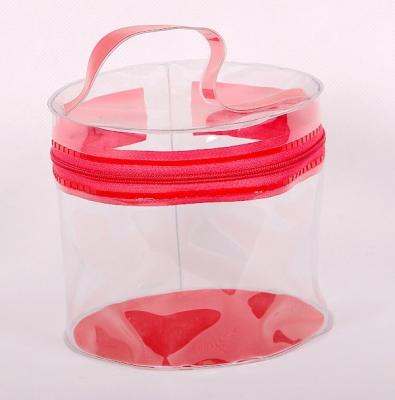 China SMETA 0.3mm Transparent Makeup Organizer , ISO9001 Clear PVC Makeup Bag for sale