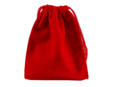 China BRC Pantone Velvet Drawstring Pouch bag Small ISO9001 For Gift Wedding Decoration for sale