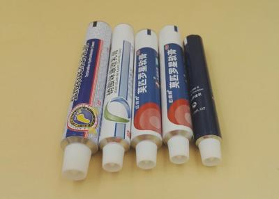 China CFDA Certificate Aluminum Ointment Tubes , Pharmaceutical Empty Squeeze Tubes for sale