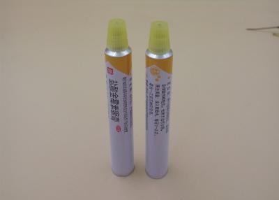 China Cream Aluminum Tubes Packaging , 3 - 10 Gram Capacity Ointment Packaging for sale