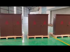 45Kva 3단계 패드 장착 트랜스포머 오일 잠수 분배 12470V 스텝 다운 UL 인증