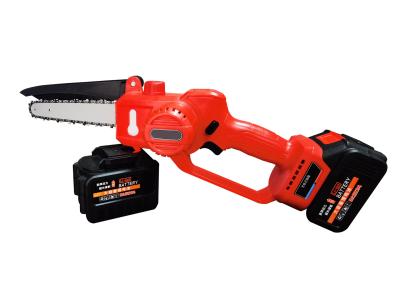 China Large Battery Powered Cordless Pocket Electric Chainsaw For Wood Cutter And Tree Trimming for sale