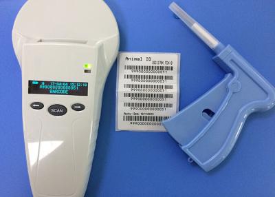 中国 ブルートゥースおよびUSB Suportが付いている手持ち型動物RFIDのマイクロチップの走査器 販売のため