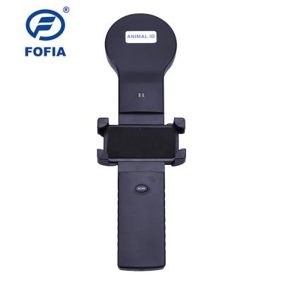 China Intelligent Microchip Rfid Reader Work With Mobile Phone , Rfid Cattle Tag Reader for sale