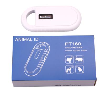 China Iso11784/5 Fdx - B Small Rfid Microchip Scanner , Rfid Microchip Reader Pt160 for sale