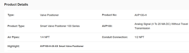 AVP100-H| Azbil|Smart Valve Positioner 100 Series 0