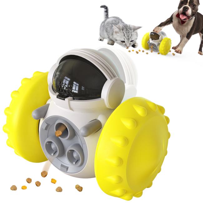 Pet slow feed toy front view showing interactive puzzle design