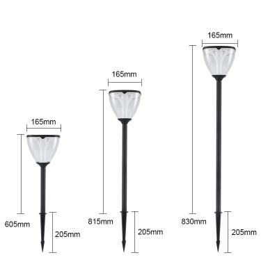 China Outdoor Waterproof Solar Garden Fence Lights LED Landscape Solar Panel Wall Lights for sale