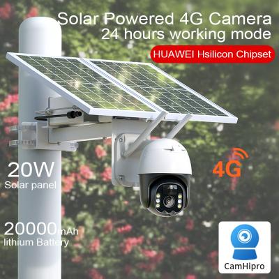 China 3.7V Solar Outdoor 4g Security Camera SD Card for sale
