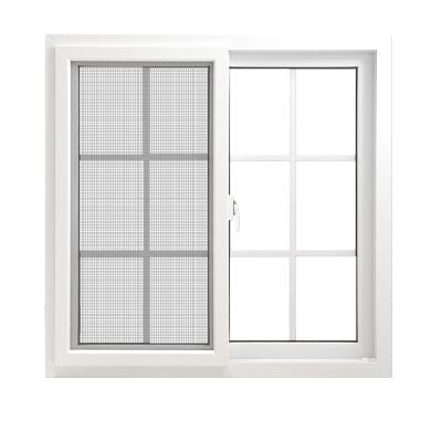 China Pvc Sliding Window Double Glazed Sound Insulation Tempered 58mm for sale