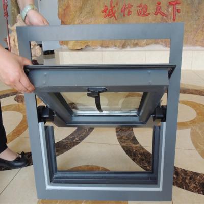 China Pivot Vinyl Aluminum Hopper Windows Basement Residential Middle Hung for sale